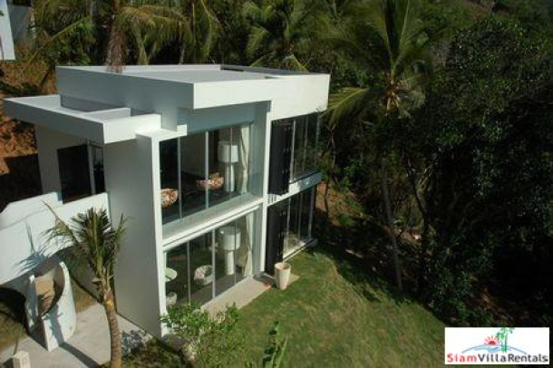 Ultra Modern Cliffside Pool Villa with One, Two or Four Bedrooms and Private Beach in Lipa Noi, Samui-6