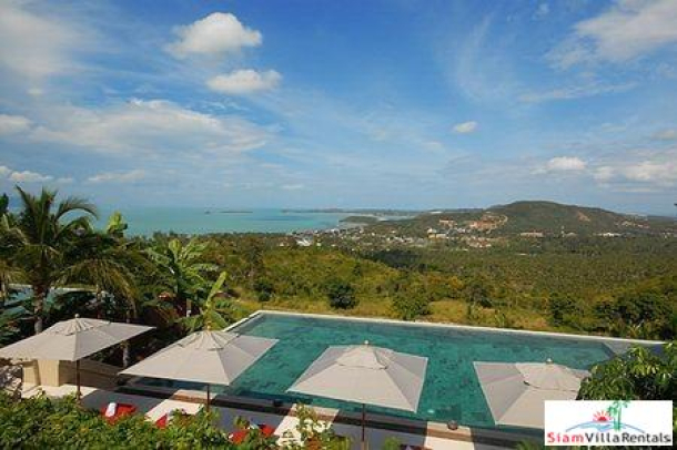 Exclusive Seaview Villas with Four or Five Bedrooms with Private Swimming Pools in Bophut, Samui-2