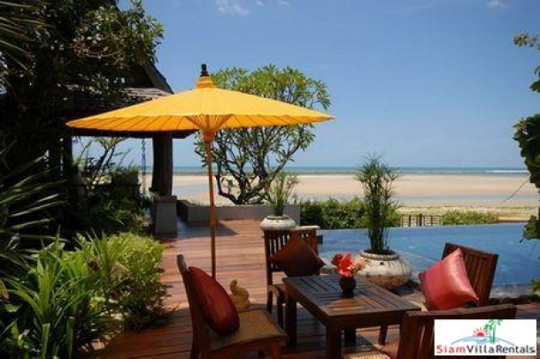 Thai Style Beachfront Pool Villa with Five Bedrooms on Laem Set Beach, Samui-2
