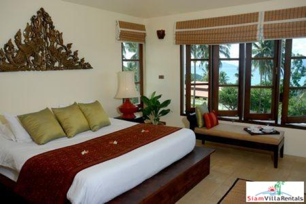 Picturesque Hillside Seaview Pool Villa with Three Bedrooms in Bophut, Samui-12