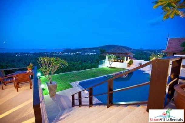 Stylish Hillside Pool Villa with Three or Four Bedrooms in Bophut, Samui-12