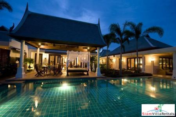 Luxury Beachfront Two or Four Bedroom Thai Style Pool Villa at Maenam, Samui-3