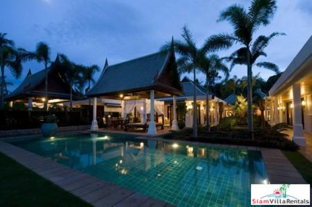 Luxury Beachfront Two or Four Bedroom Thai Style Pool Villa at Maenam, Samui-4