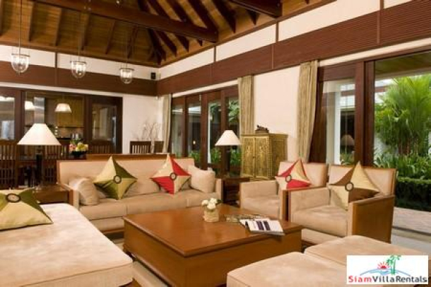 Luxury Beachfront Two or Four Bedroom Thai Style Pool Villa at Maenam, Samui-5