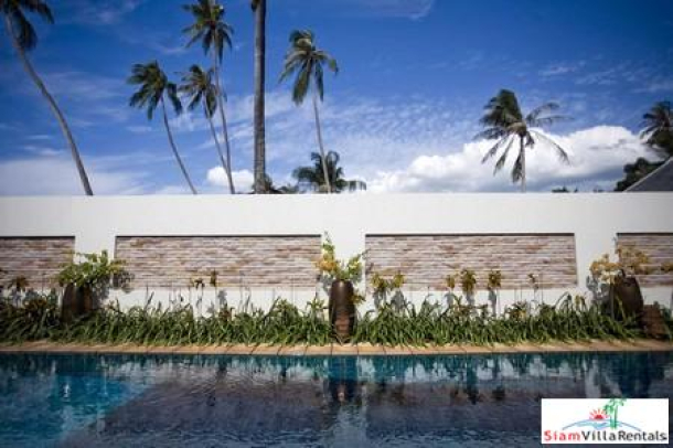 Tropical Three or Five Bedroom Pool Villa Directly on the Beach at Maenam, Samui-9