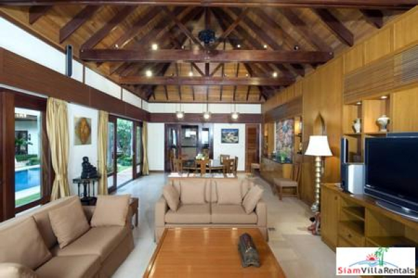 Tropical Three or Five Bedroom Pool Villa Directly on the Beach at Maenam, Samui-6