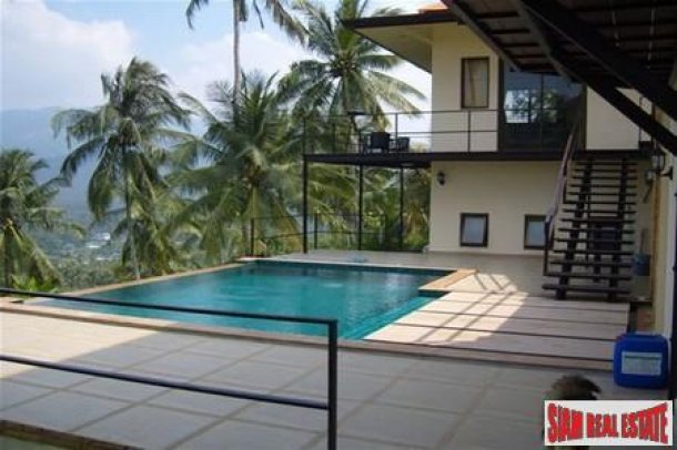 Private Hillside Five Bedroom Villa in Taling Ngam, Koh Samui-1