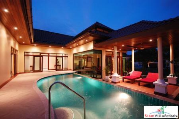 Les Palmares Villas | Classy Modern Three Bedroom Holiday Pool Villa in Cherng Talay-1