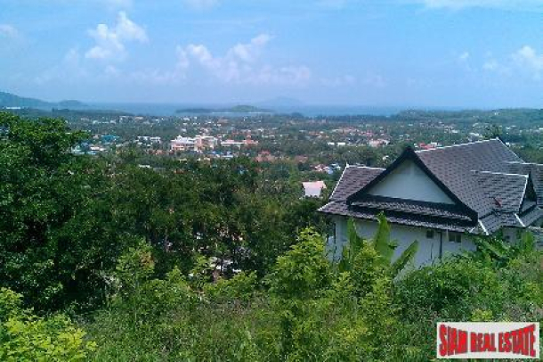 One Rai of Hillside Land with Sea Views Available in Rawai-15