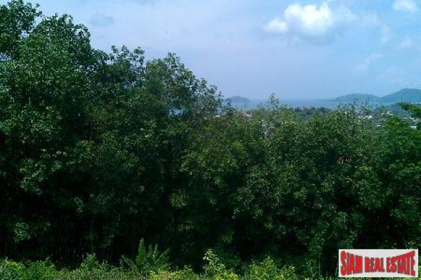 One Rai of Hillside Land with Sea Views Available in Rawai-16