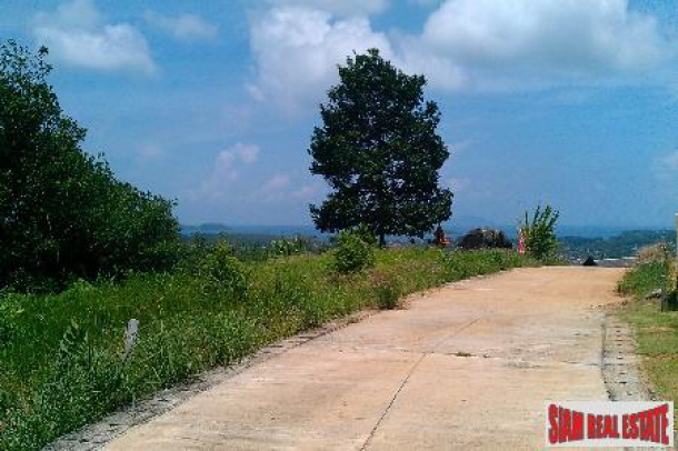 One Rai of Hillside Land with Sea Views Available in Rawai-17