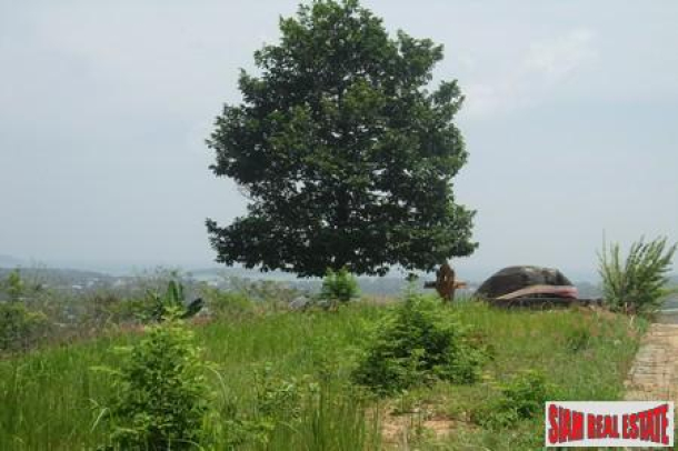 One Rai of Hillside Land with Sea Views Available in Rawai-7