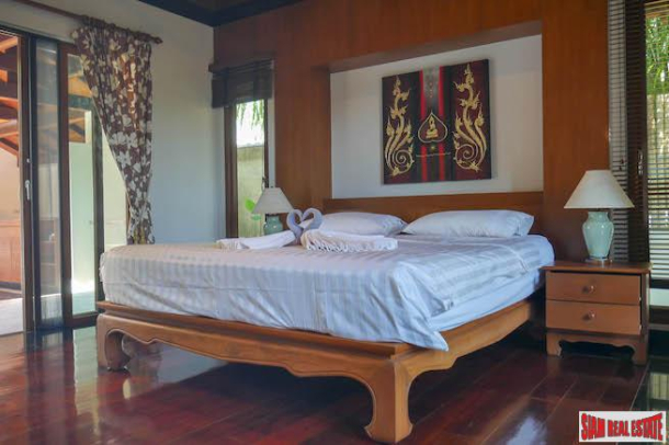 Beautiful Contemporary Balinese Three Bedroom Pool Villa for Sale in a Quiet Area of Rawai-15