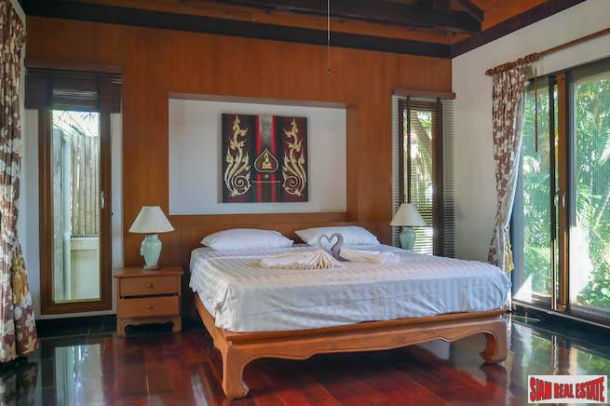 Beautiful Contemporary Balinese Three Bedroom Pool Villa for Rent in a Quiet Area of Rawai-14