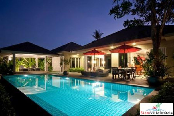 Boutique Three Bedroom Pool Villa in Tranquil Nai Thorn Location-16