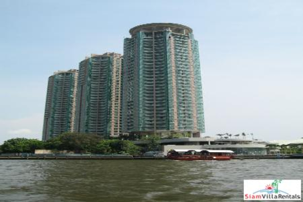 RENTED Stunning One Bedroom On The Chao Phraya River.-2