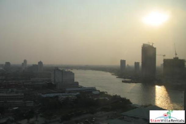 RENTED Stunning One Bedroom On The Chao Phraya River.-6