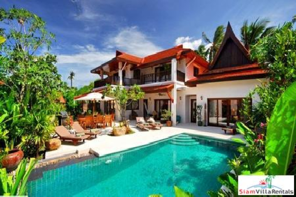 Spacious, Luxury Four-Bedroom Pool Villa on Samui's Southeastern Coast-2