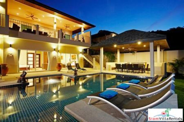 Amber Villa | Seven Bedroom Luxury Pool Villa in Nai Harn for Holiday Rental-1