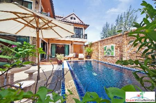 Private Pool Villa with Waterfall for Rent Near Bang Tao Beach-2