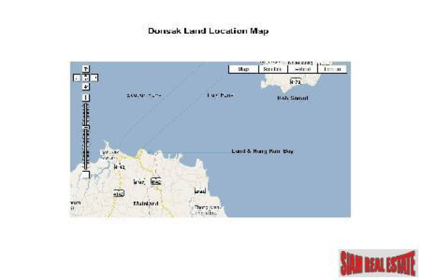 8 Rai Beachfront and Sea View Land in Donsak-11
