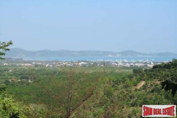 Six Rai, Sea View Land in the Chalong Hills-1