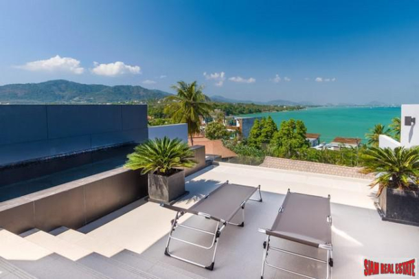 Three- to Four-Bedroom Townhome with Sea View Rooftop Pool in Rawai-17