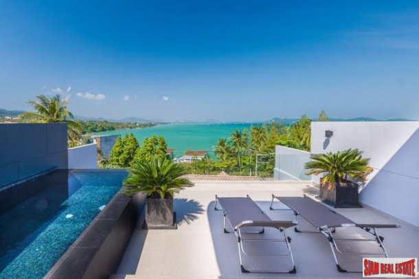 Three- to Four-Bedroom Townhome with Sea View Rooftop Pool in Rawai-18