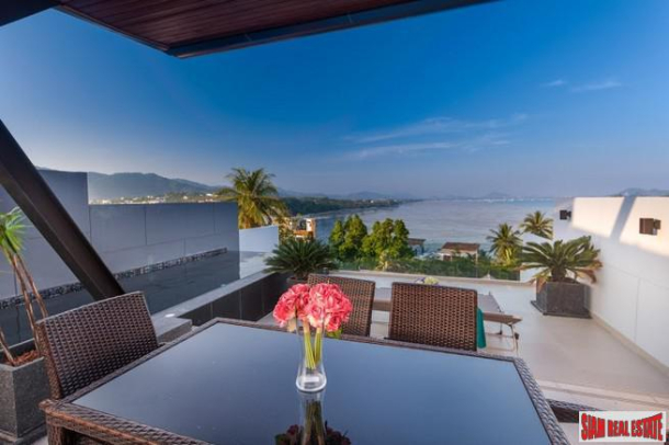 Three- to Four-Bedroom Townhome with Sea View Rooftop Pool in Rawai-20