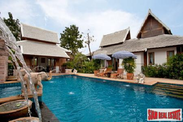 3 Bedroom 3 Bathroom Single Storey Villa Close To Pattaya Floating Market - East Pattaya-1