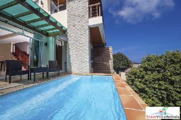 Sea View Two-Bedroom Pool Villa in Karon Resort Setting-2