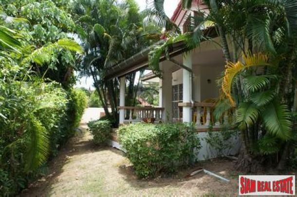 Excellent Flat Land only 1KM to Nai Harn Beach and Includes Two Houses and a Pool-9