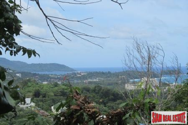 6+ Rai Sea View Land above Karon with views to Karon and Kata Noi beaches-2