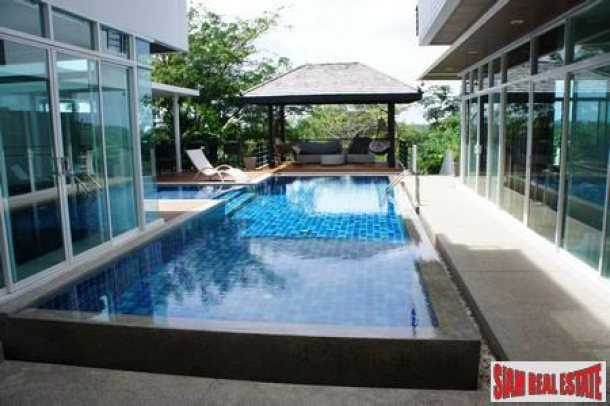 Modern, Sea View Five Bedroom Pool Villa in Rawai-3