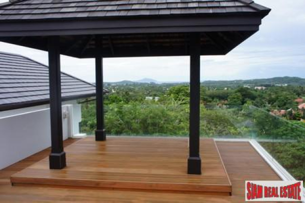 Modern, Sea View Five Bedroom Pool Villa in Rawai-9