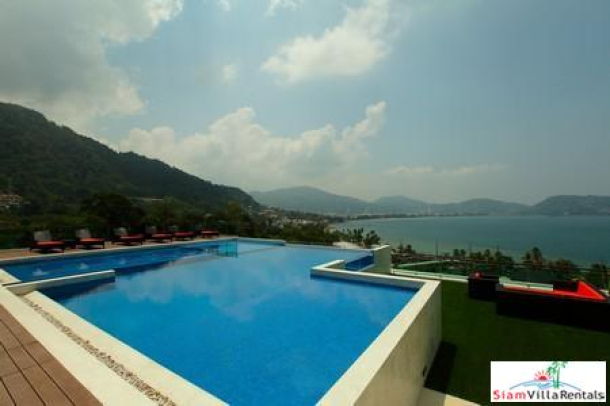 Sea-View One-Bedroom Apartment in Upscale North Patong Residence-1