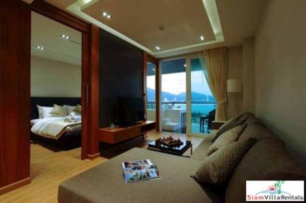 Sea-View One-Bedroom Apartment in Upscale North Patong Residence-10