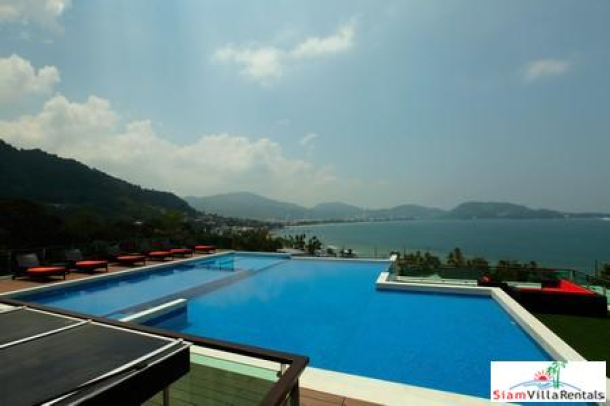 Sea-View One-Bedroom Apartment in Upscale North Patong Residence-4