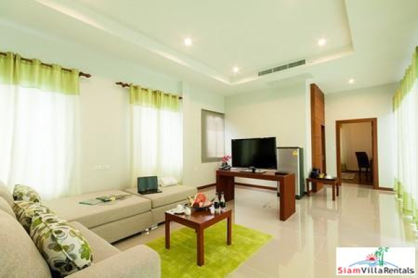 Contemporary one-bedroom furnished pool villa in Cherng Talay-5