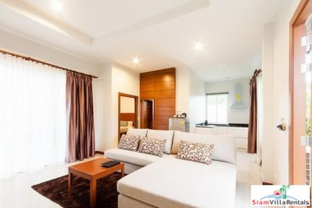 Contemporary one-bedroom furnished pool villa in Cherng Talay-9