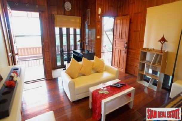 Stunning teak wood villa with sea view, private outdoor swimming pool and entertaining area-8