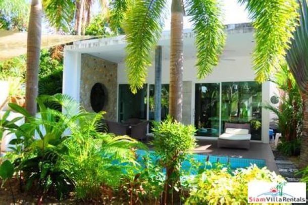 Modern private two-bedroom pool villa in quiet Rawai location with lovely indoor/outdoor flow-16