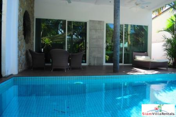 Modern private two-bedroom pool villa in quiet Rawai location with lovely indoor/outdoor flow-17
