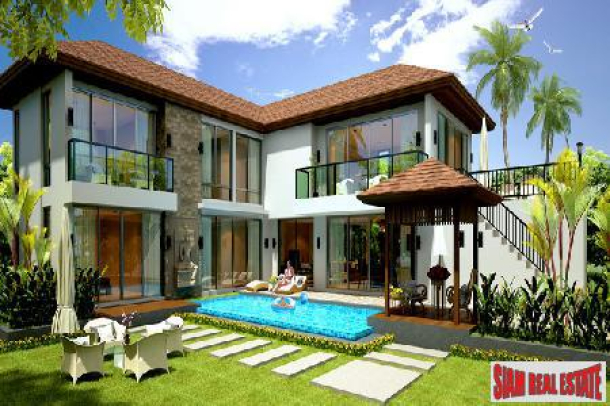 New three-bedroom townhouse with modern decor in Kamala-1