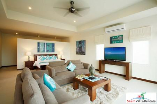 Turquoise Villa | Luxurious Hillside Nai Harn Property Featuring Nine Bedrooms and Excellent Facilities-14
