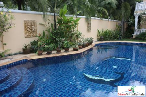 Three Bedroom Kamala House with a Communal Freeform Swimming Pool for Long Term Rent-1