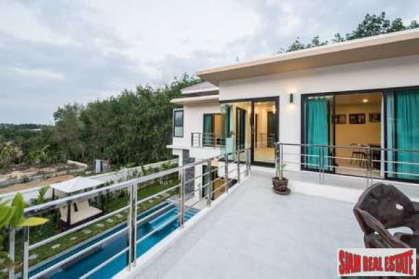 Modern private pool luxury villas in Cherng Talay close to beach-14