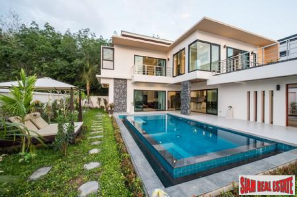 Modern private pool luxury villas in Cherng Talay close to beach-2