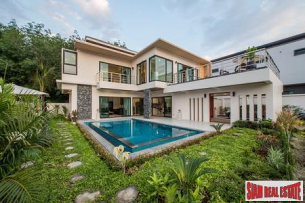 Modern private pool luxury villas in Cherng Talay close to beach-4