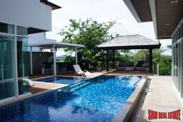 Modern, Sea View Five Bedroom Pool Villa in Rawai-4